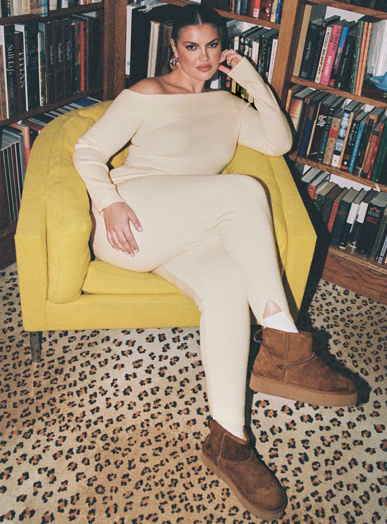 Leggings Cream Curve