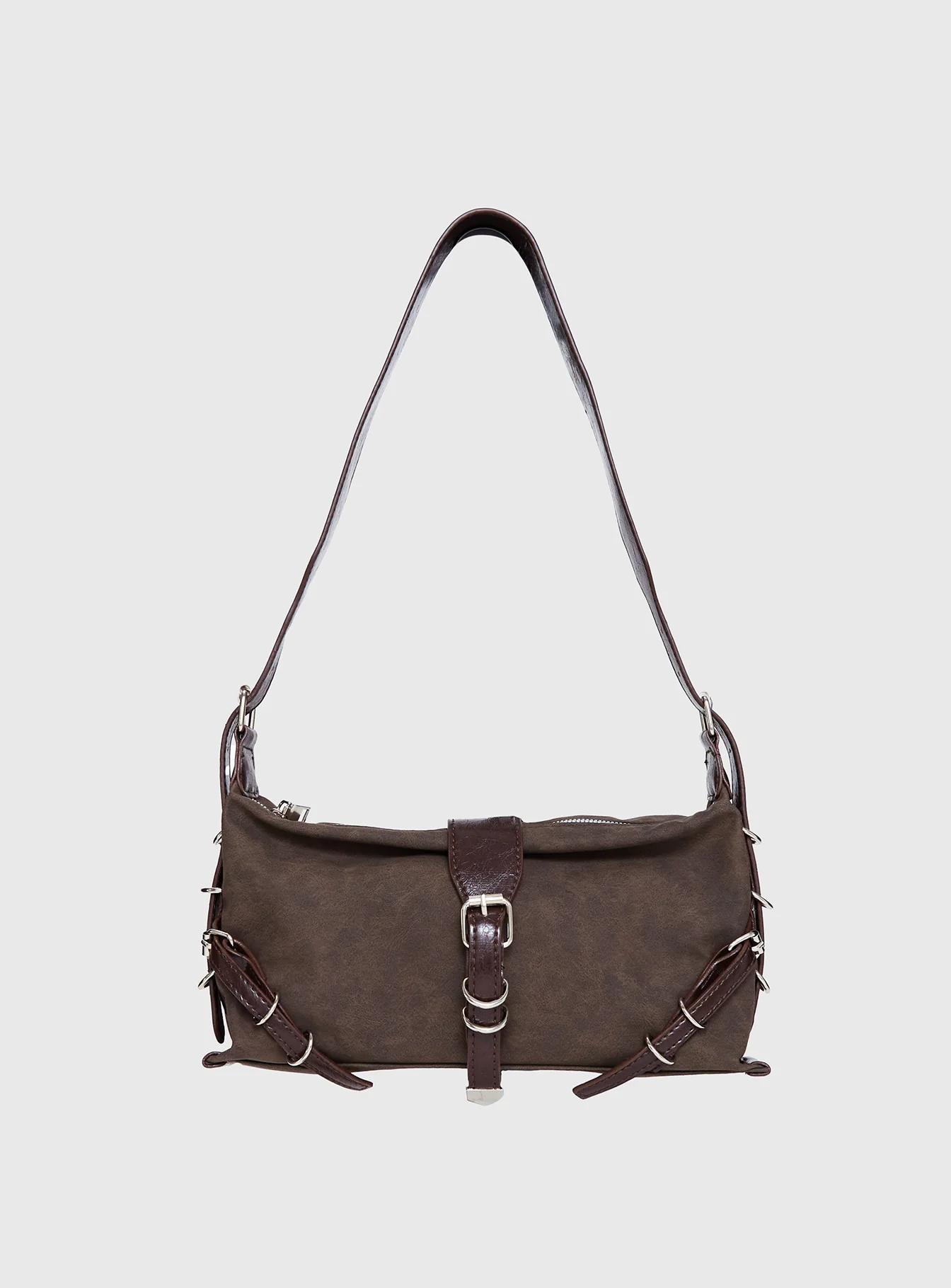 Shoulder Bag Washed Brown