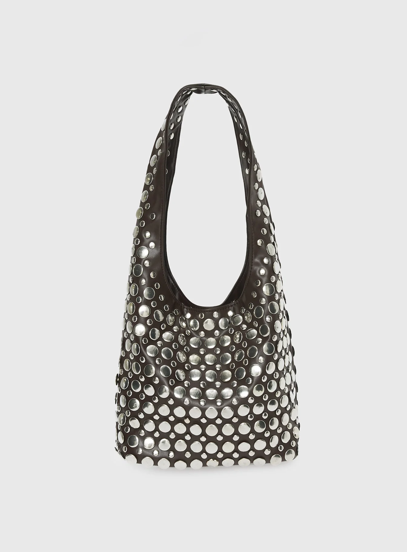 Shoulder Bag Brown / Silver