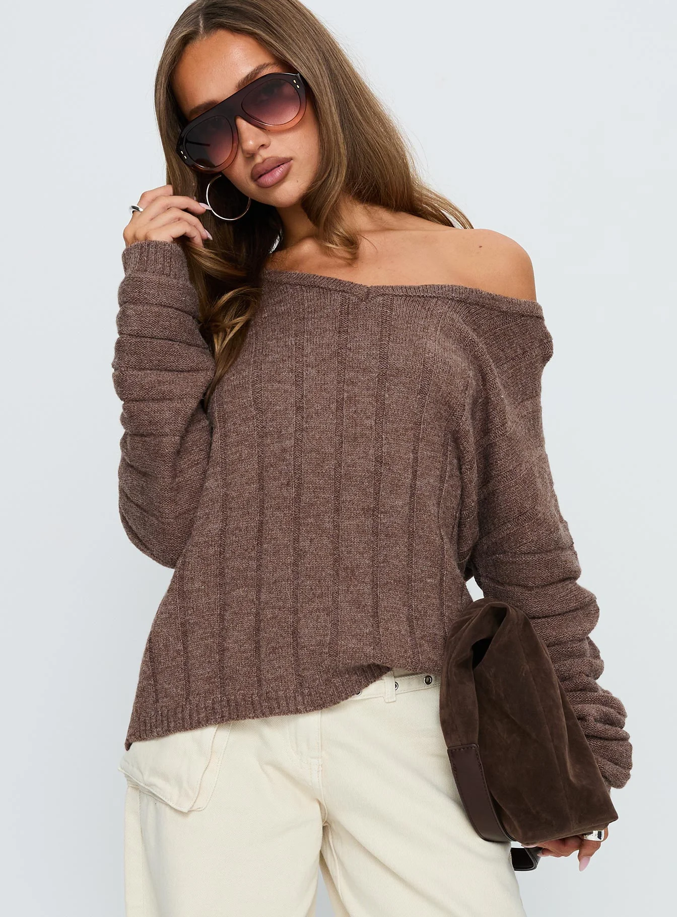 Knit Sweater Mocha
