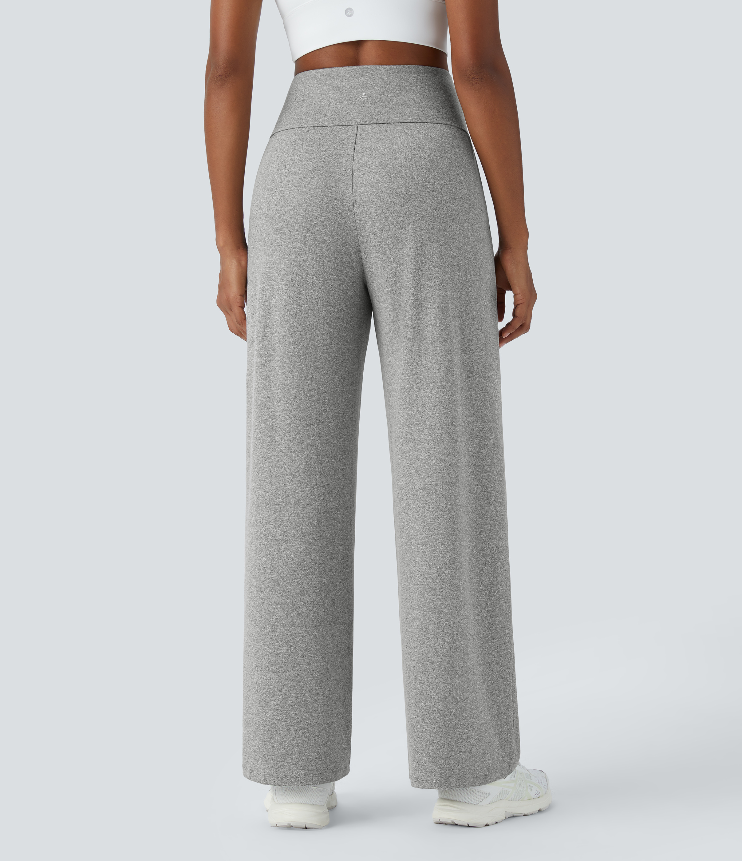 High Waisted Pocket Straight Leg Yoga Pants